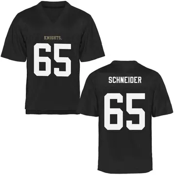 Youth Cole Schneider UCF Knights Game Black Football College Jersey